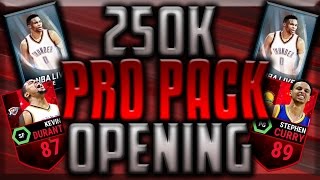 250K PRO PACK OPENING! - NBA Live Mobile