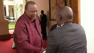 President elect William Ruto arrives at State House, meets President Uhuru Kenyatta.