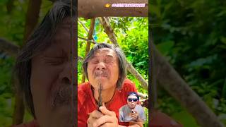 KAKEK BIKIN KACA MATA KEREN ⁉️ #funny #bushcraft #satisfying #survivalskills #comedy #lucu