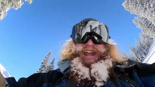 Backcountry Pow Skiing in Colorado 11/26/23