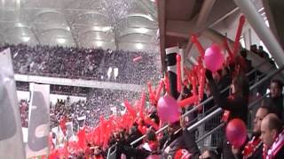 Stade de Reims-PSG, 02/03/2013, Entrée des joueurs sur la pelouse