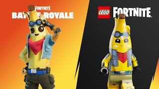 Fortnite new adventure Peely skin.. (LEGO)!