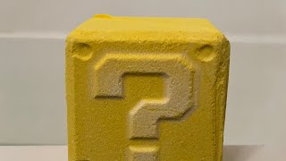 Lush X Super Mario Bros Question Block Bath Bomb Demo + Soap Reveal!