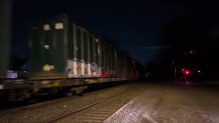 CSX 578 CW44AC leads CSX M301 through Piscataway,NJ with a ok crew