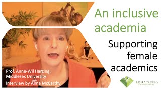 Inclusive academia 5 - Supporting female academics