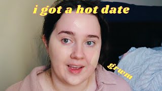 get ready with me for DATE NIGHT *chatting & weightloss update*