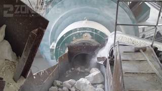 Quartz Feeding in Quartz Grinding Plant, Vibrating Feeder, Ball Mill