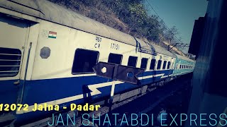 12072 Jalna - Dadar Jan Shatabdi Express Crossed Udyog Nagri Express !!!