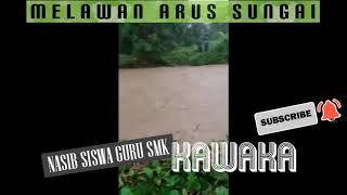 VIRAL, GURU DAN MURID SMK NEKAT SEBERANGI SUNGAI LAGI PASANG, #MALUKU, #SMK, #GURU, #INDONESIA,