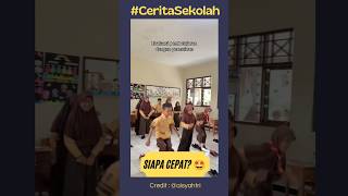 Siapa cepat? #sekolah #belajar #bermain #ceritasiswa #subscribe