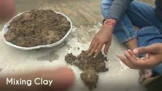 Making Eco Friendly Ganesh With Clay