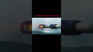 tank shooting action using the m109a6 cannon #shots #army #combat #shots #shortvideo #shorts #short