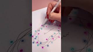 How to draw fairy lights that really GLOW #bujoideas #bulletjournal #drawingtutorial