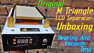 M Triangle CP 201A Unboxing And Review | M triangel touch separator | lcd separator mashine