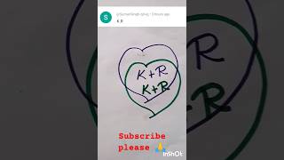 cute name 🥰🥰/lovely name try K+R#shortvideo /short #alphabet /choose your Frist letter k+R🥰🥰🥰