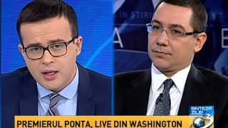 Victor Ponta, despre cum vad americanii scandalul de coruptie din România ( HD )