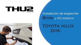 Instalación de enganche Brink en TOYOTA HILUX 2016-