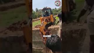 Heartfelt Rescue of Two Buffaloes from a Deep Pit Using a Digger