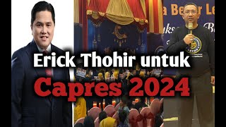 Loyalis Erick Thohir Gelar Halal Bihalal dan Senam Massal di Hari Idul Fitri