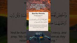 The Powerful Dua for Parents #islamicshorts #islamic #respectparents