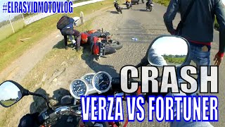 MOTOVLOG#5 CRASH VERZA 150 VS FORTUNER | TEASER