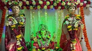 Gauri aagman part 5 || गौरी आगमन || #bappa #morya #like #share #gauriganpati