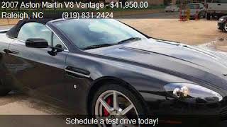 2007 Aston Martin V8 Vantage Roadster 2dr Convertible for sa