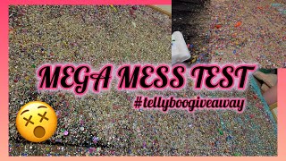 Mega Mess Test #tellyboogiveaway