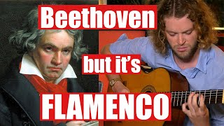 Beethoven Moonlight Sonata, 3rd Movement, but it's Flamenco - Los Azulejos - Guitar Version