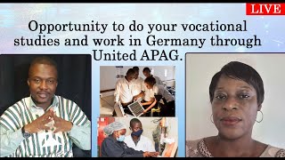 Opportunity to do your vocational studies & work in Germany through United Apag - from October 2022