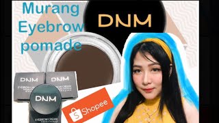 DNM eyebrow pomade review and swatches