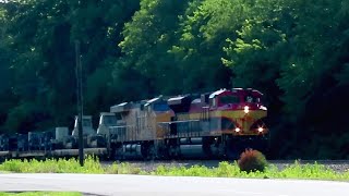 KCS/UP Combo Leading Military Train - CSX Indy Line, 6/24/23