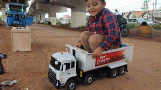 tes rc truck quester angkut bocil 😁