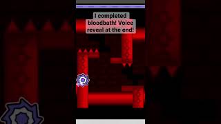 Bloodbath is so hard! #geometrydash #gd #shorts #gaming #impossible #music