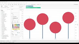 How To Create Lollipop Charts in Tableau | Tableau Tutorial