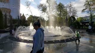 Fountain in Peterhof “dances” to classical music