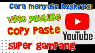 Cara menyalin deskripsi di youtube orang lain