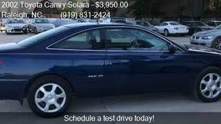 2002 Toyota Camry Solara SE V6 2dr Coupe for sale in Raleigh