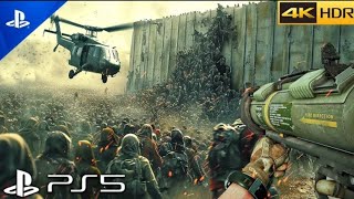 (PS5) FALL OF JERUSALEM | Immersive Ultra High Graphics Gameplay [4K 60FPS HDR] World War Z