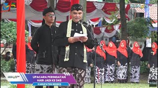 Live ! Upacara Peringatan Hari Jadi Kabupaten Brebes ke 345 Tahun 2023