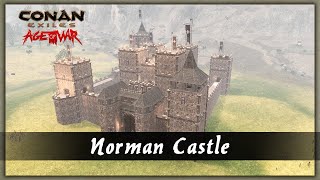 HOW TO BUILD A NORMAN CASTLE [SPEED BUILD] - CONAN EXILES