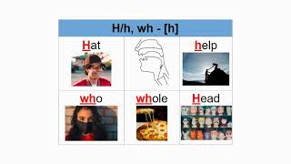 H/h, wh - [h] and the sounds or phonemes