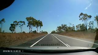 Dashcam Timelapse: Mackay to Moranbah, Qld Australia