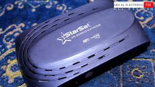 اصلاح رسيفر Starsat SR-4040HD EXTREME متوقف تماما تم توصيله بالعكس مع البطارية...