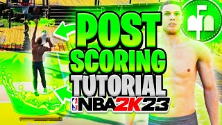 HOW to POST SCORE in NBA 2K23! POST HOOKS, POST FADES, ANIMATIONS, DUNKS, EVERYTHING YOU NEED TO WIN