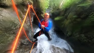 Canyoning at Stoneycroft Ghyll Lake District with Honister 20/7/23