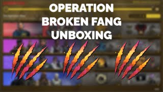 OPERATION BROKEN FANG STARS UNBOXING 3rd account | CSGO