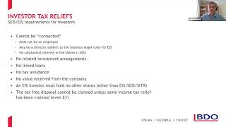 UEZ Investment Readiness: Tax matters - Why Do You Need To Know? (09/02/2021)