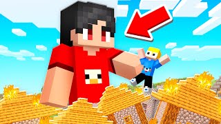 Eu virei Gigante e Trolei meus Amigos no Minecraft!