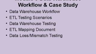 ETL Testing Online Training